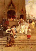 Detti Cesare Auguste The Confirmation Procession A4 Photo Print