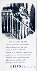 Dettol Staircase Woman Vintage Retro Advert Poster A4 Photo Print