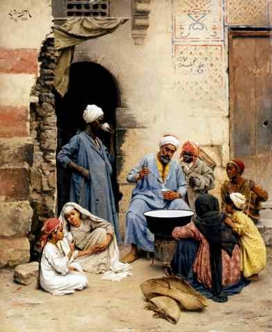 Deutsch Ludwig The Sahleb Vendor Cairo A4 Photo Print