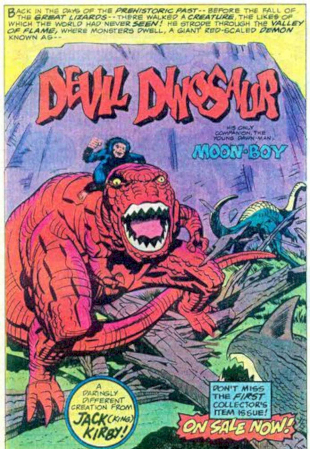 Devil Dinosaur Moonboy Vintage Retro Advert Poster A4 Photo Print