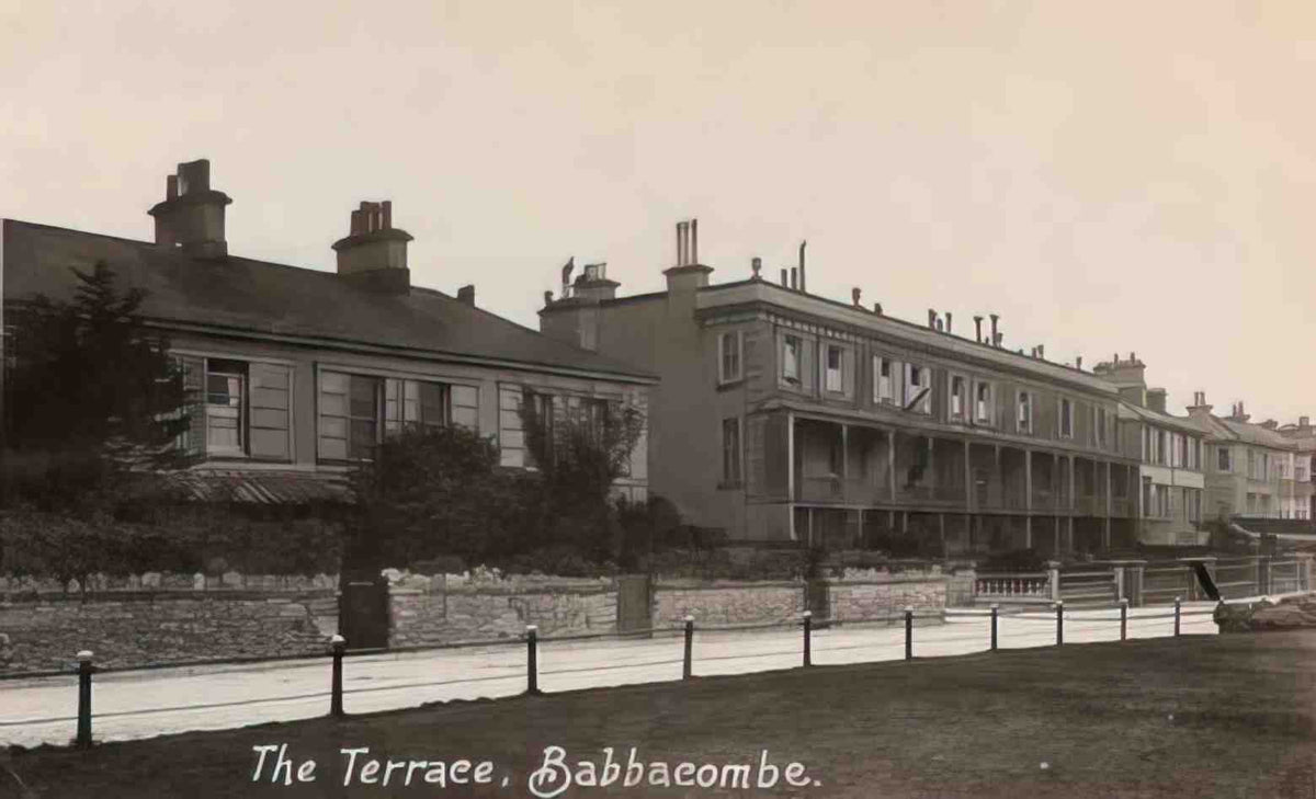 Devon Babbacombe The Terrace Vintage A4 Photo Print
