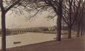 Devon Barnstaple Bridge and South Walk 1950s Vintage A4 Photo Print