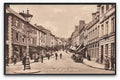 Devon Bideford High Street Old Car & Chauffeur Signs On Lamp Post Vintage A4 Photo Print