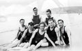 Devon BigburyonSea Male Bathers 1929 Vintage A4 Photo Print