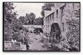 Devon Bovey Tracey Watermill & Bridge On River Bovey Vintage A4 Photo Print