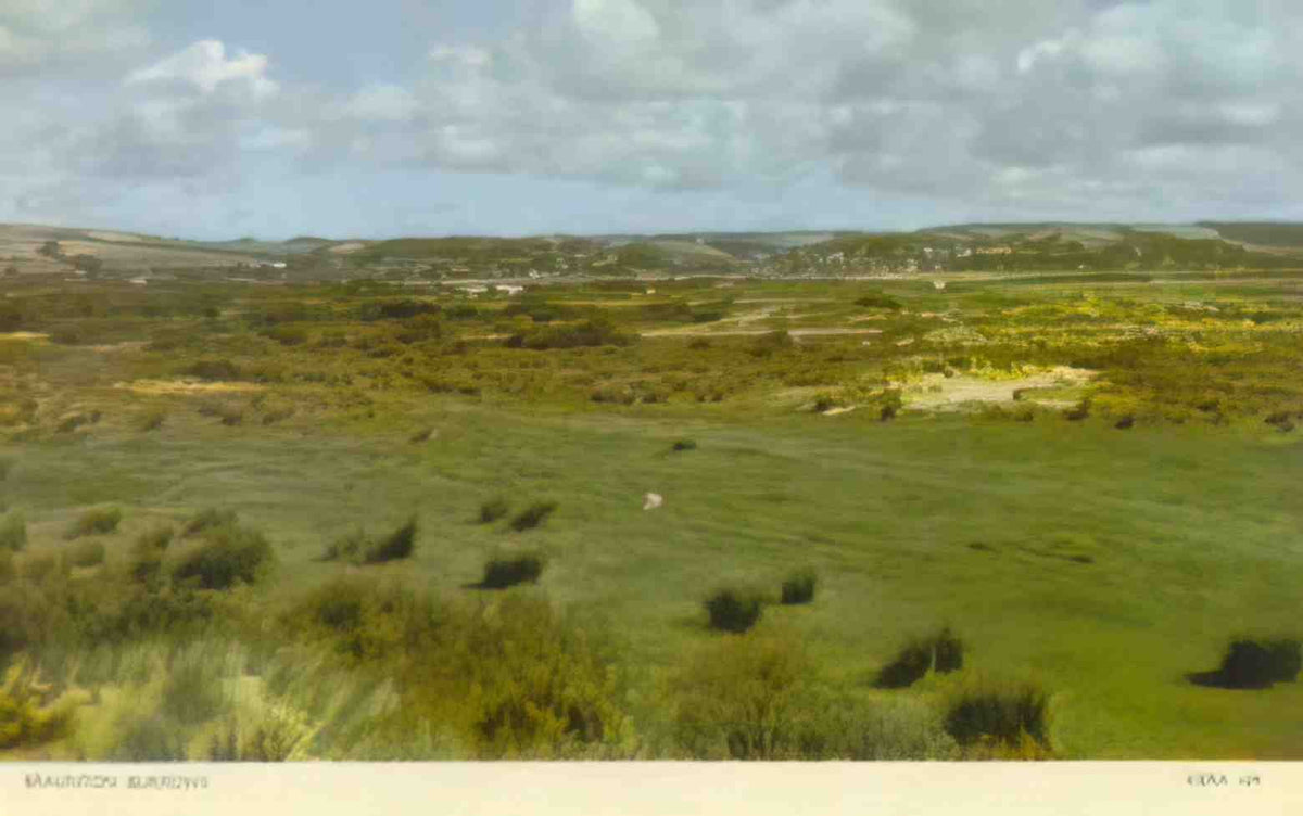 Devon Braunton Burrows 1960s Braunton is possibly the largest village in Engla Vintage A4 Photo Print