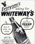 Devon Cider Bottle Vintage Retro Advert Poster A4 Photo Print