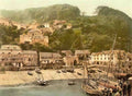 Devon Clovelly Harbour Vintage A4 Photo Print