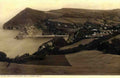 Devon Combe Martin Lester Point and Hangmans Hills Vintage A4 Photo Print