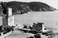 Devon Dartmouth Castle Tea Rooms c late 1950s Vintage A4 Photo Print