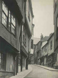 Devon Dartmouth Old Houses c1930s Vintage A4 Photo Print