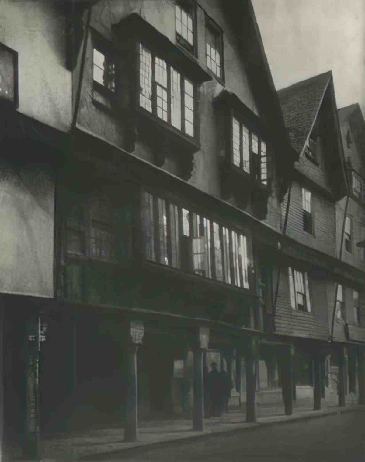 Devon Dartmouth The Butterwalk c1930s Vintage A4 Photo Print