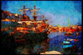 Devon England 291012 Replica Of The Golden Hind Brixham A4 Limited Edition Watercolour Print