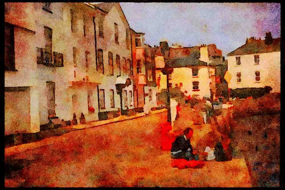 Devon England 291015 Bayards Cove A4 Limited Edition Watercolour Print