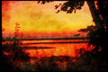 Devon England 291022 Slapton Ley, Dawn A4 Limited Edition Watercolour Print