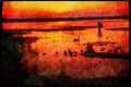 Devon England 291023 Slapton Ley, Dawn A4 Limited Edition Watercolour Print