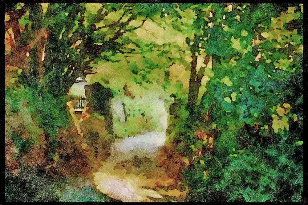 Devon England 291032 Lane At Torcross A4 Limited Edition Watercolour Print