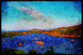 Devon England 291052 Avon And Burgh Island A4 Limited Edition Watercolour Print