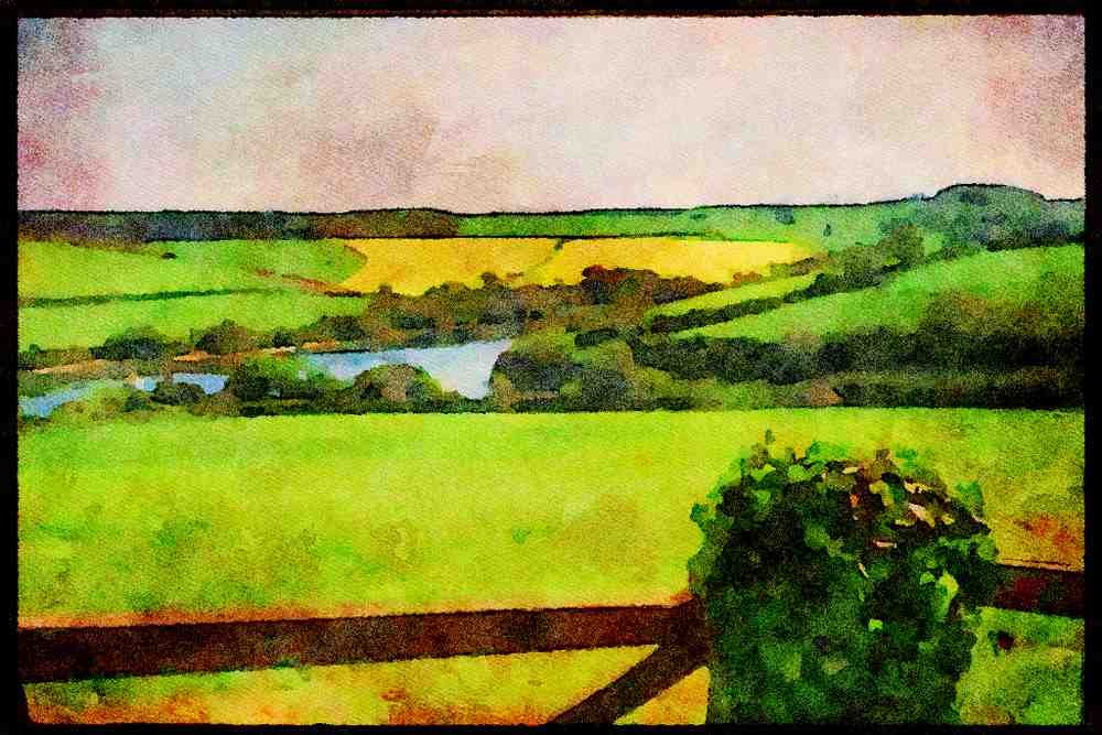 Devon England 291056 Frogmore Creek A4 Limited Edition Watercolour Print