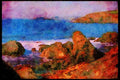 Devon England 291062 Burgh Island From Thurlestone A4 Limited Edition Watercolour Print