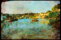Devon England 291067 Noss Mayo A4 Limited Edition Watercolour Print