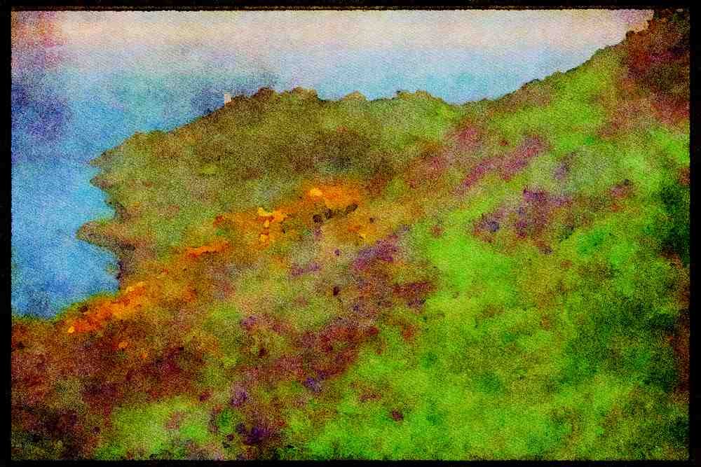 Devon England 291094 Start Point A4 Limited Edition Watercolour Print