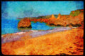 Devon England 291096 Mattiscombe Beach A4 Limited Edition Watercolour Print