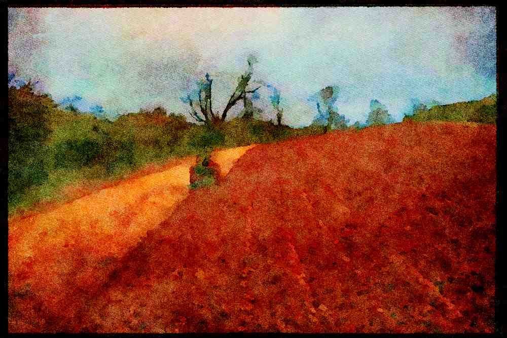 Devon England 291099 Ploughing A4 Limited Edition Watercolour Print