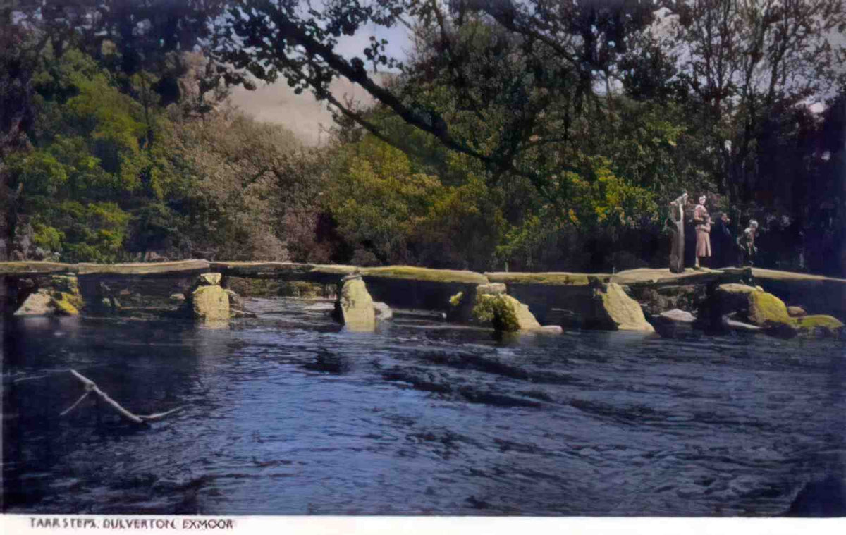 Devon Exeter Dulverton Tarr Steps Vintage A4 Photo Print