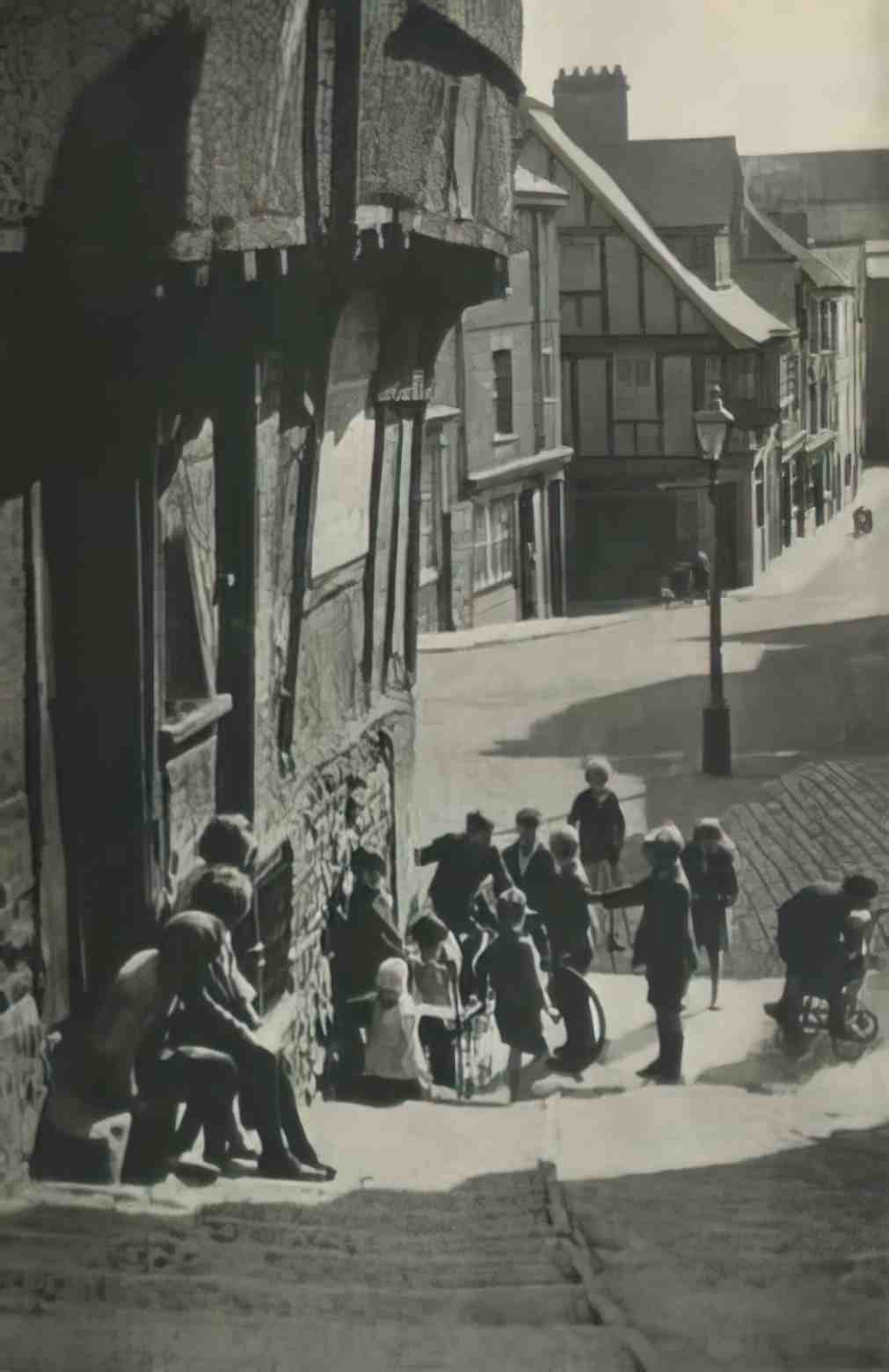 Devon Exeter Stepcote Lane c1930s Vintage A4 Photo Print