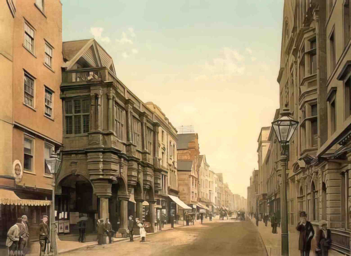 Devon Exeter Vintage A4 Photo Print
