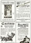 Devon Fire Furniture Vintage Retro Advert Poster A4 Photo Print