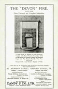 Devon Fireplace Print Vintage Retro Advert Poster A4 Photo Print