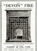 Devon Fireplace Range Vintage Retro Advert Poster A4 Photo Print