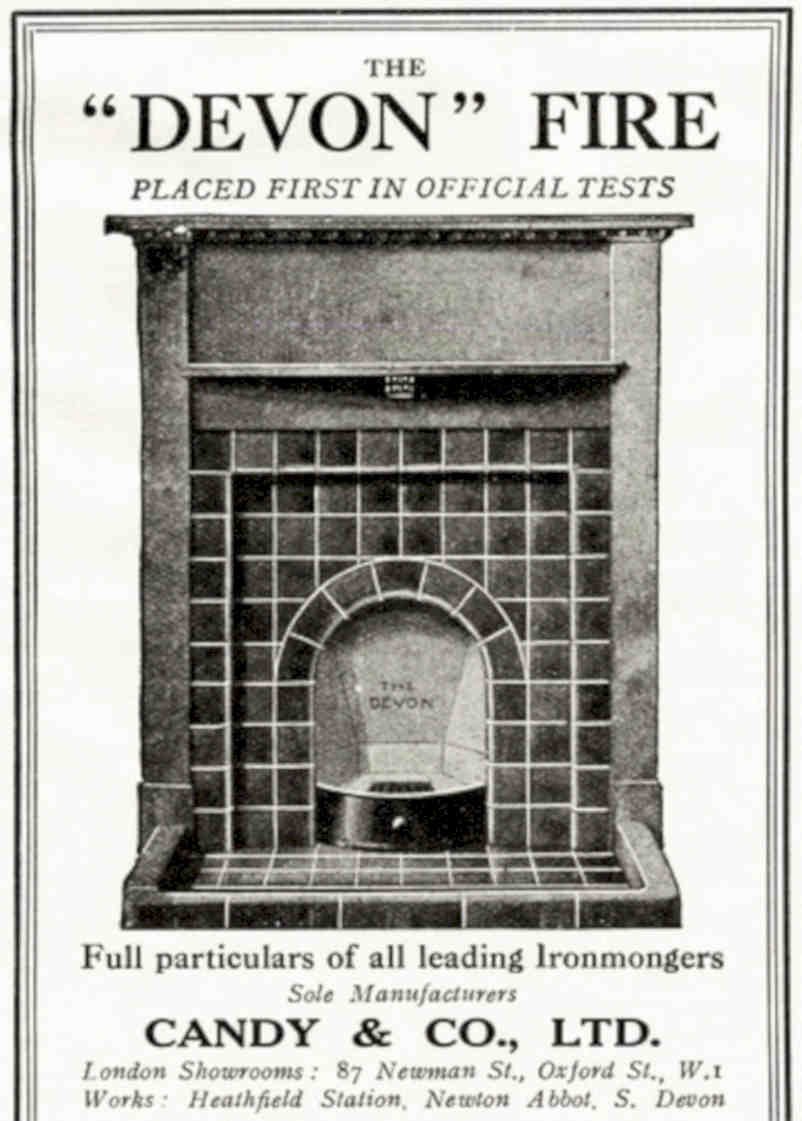 Devon Fireplace Range Vintage Retro Advert Poster A4 Photo Print
