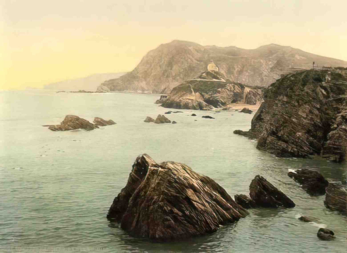 Devon Ilfracombe Lantern Hill Vintage A4 Photo Print