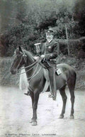 Devon Ilfracombe Mounted Crier 1910s Vintage A4 Photo Print