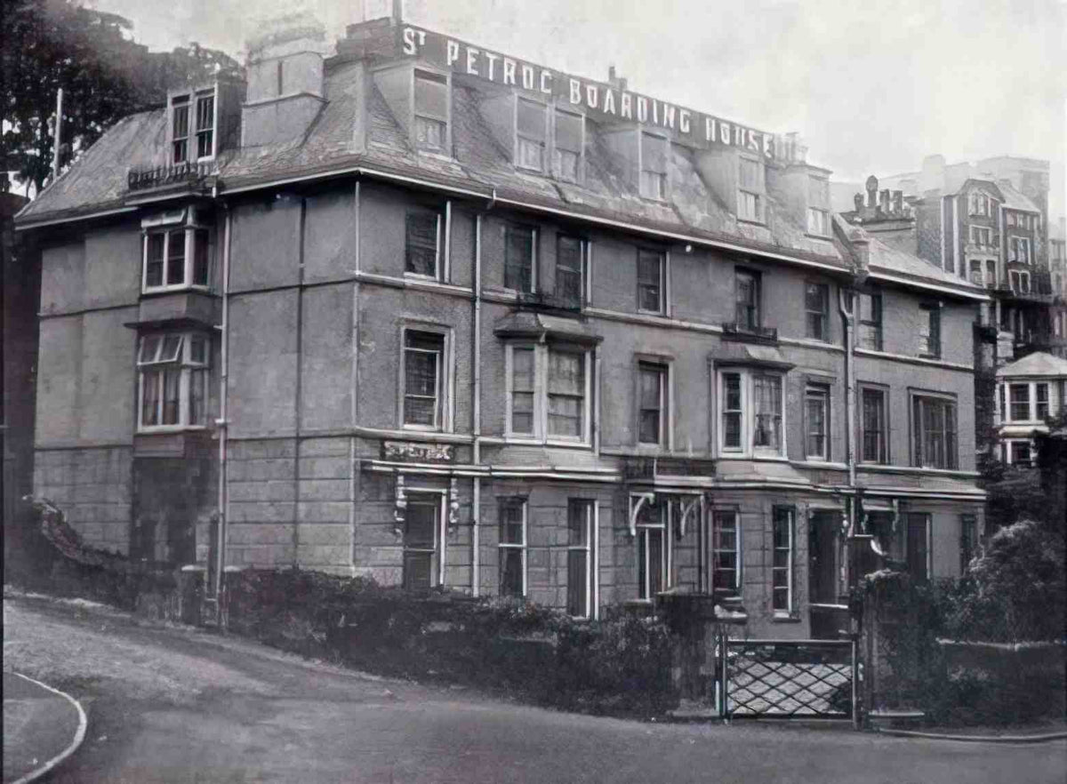 Devon Ilfracombe St Petroc Board House Vintage A4 Photo Print