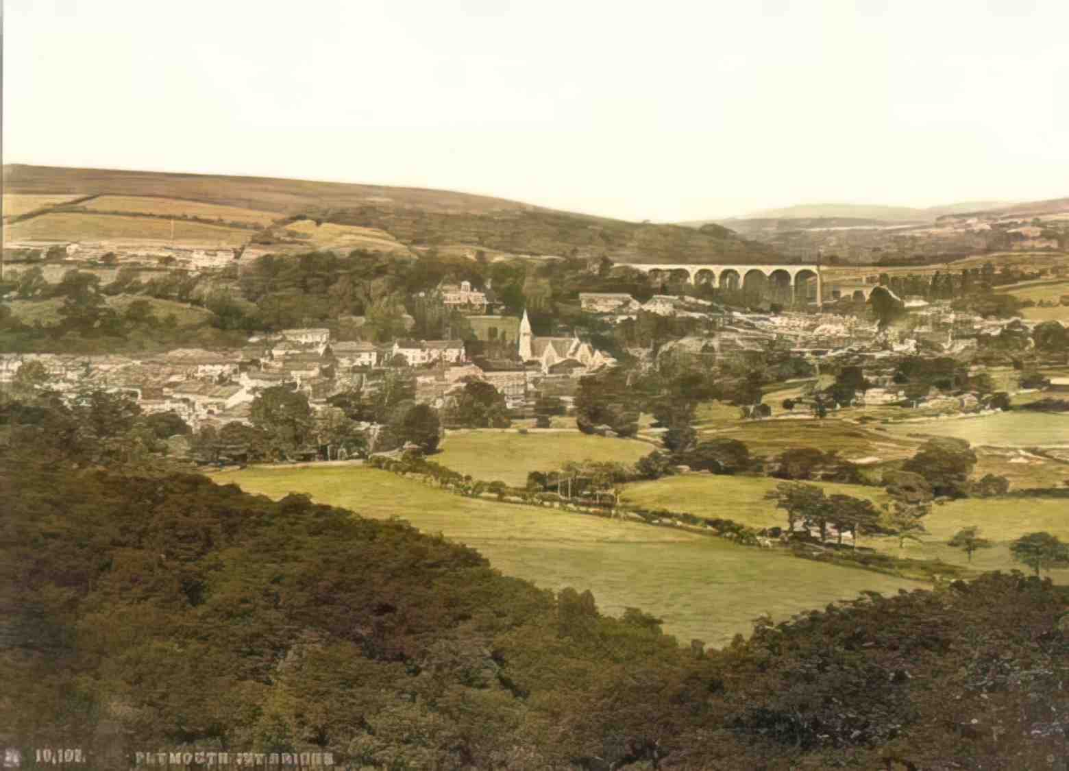 Devon Ivybridge Vintage A4 Photo Print