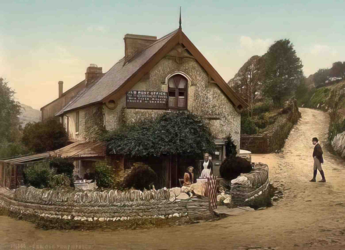 Devon Lee Old Post Office Vintage A4 Photo Print