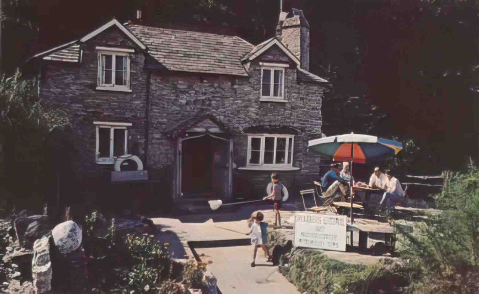 Devon Lee nr Ilfracombe Smugglers Cottage Vintage A4 Photo Print