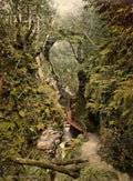 Devon Lydford The Gorge Vintage A4 Photo Print
