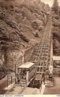 Devon Lynmouth Cliff Railway 1930s Vintage A4 Photo Print