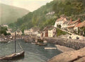 Devon Lynmouth Harbour Vintage A4 Photo Print
