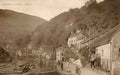 Devon Lynmouth Mars Hill and Harbour Vintage A4 Photo Print