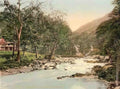 Devon Lynton and Lynmouth Watersmeet and Refreshment House Vintage A4 Photo Print