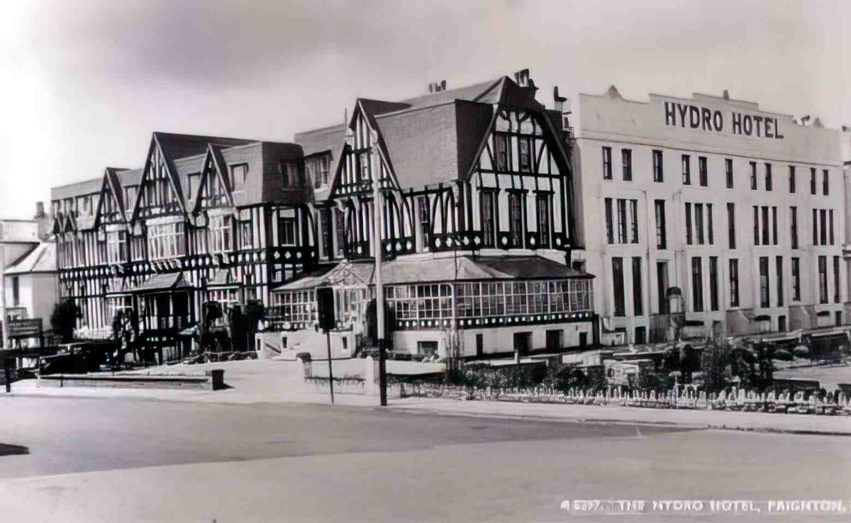 Devon Paignton The Hydro Hotel Vintage A4 Photo Print