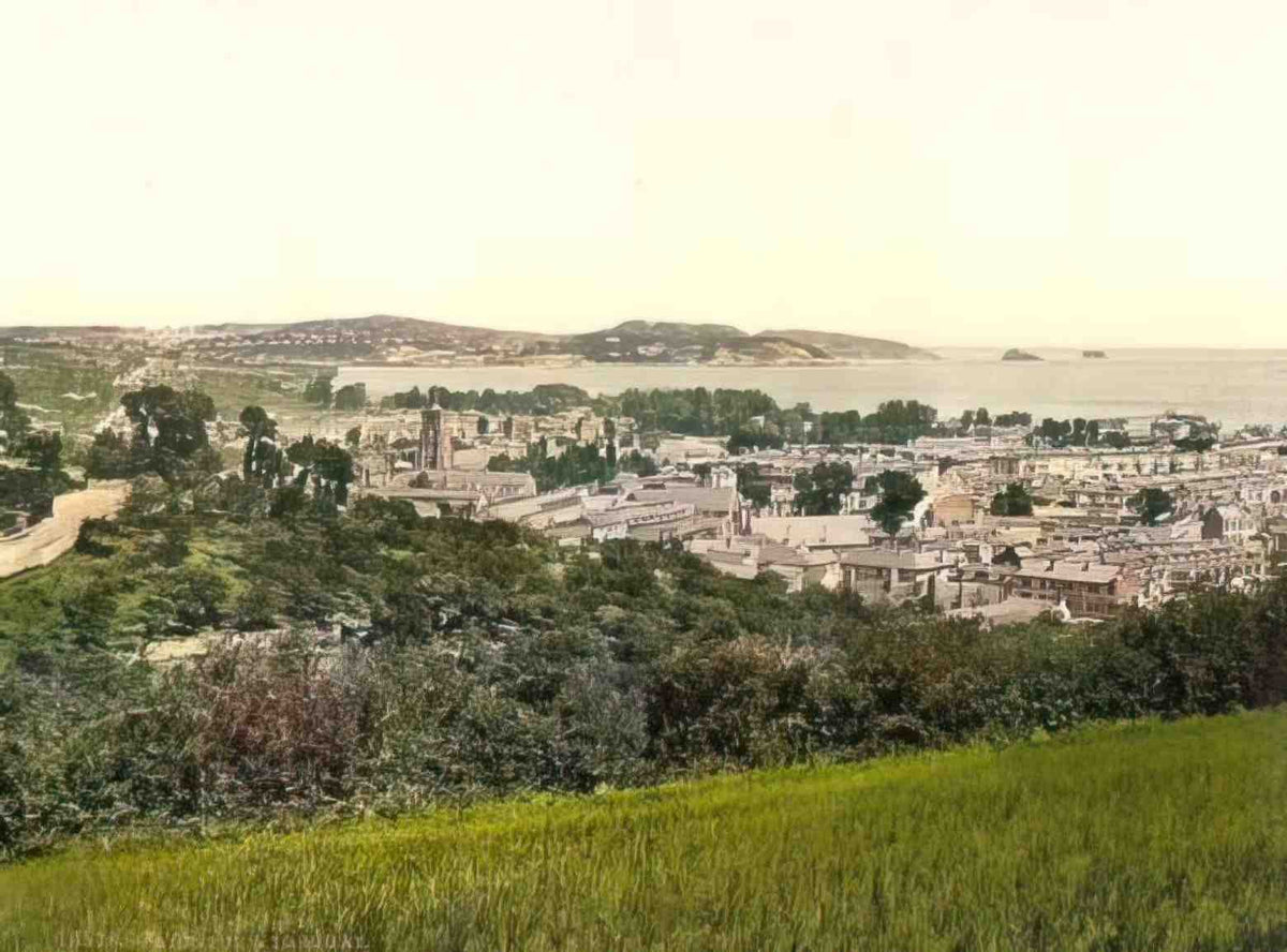 Devon Paignton and Torquay Vintage A4 Photo Print