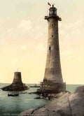 Devon Plymouth Eddystone Lighthouse Vintage A4 Photo Print