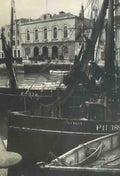 Devon Plymouth Sutton Pool and the Custom House c1930s Vintage A4 Photo Print